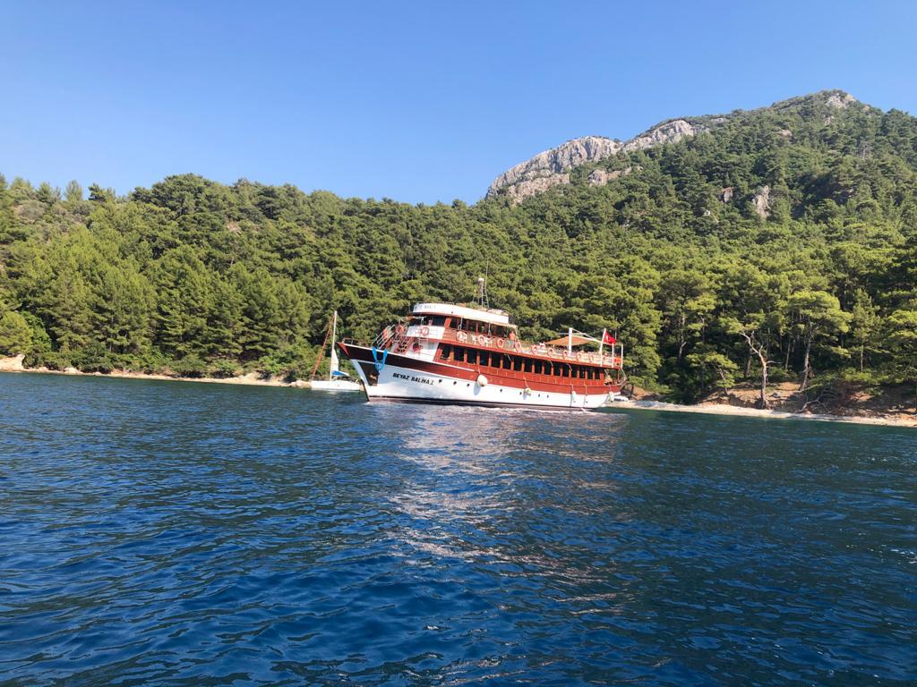 Marmaris tekne turu koy manzarası